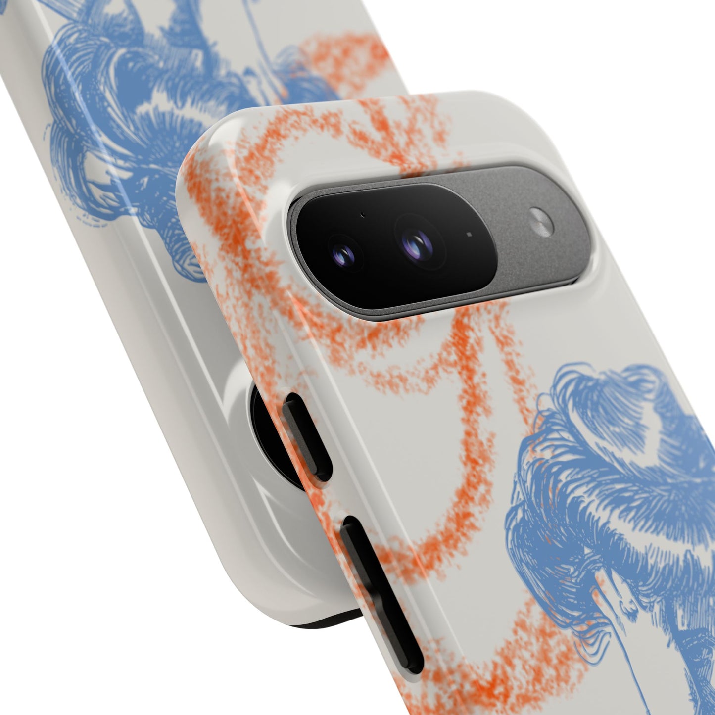 Artistic Phone Case with Stress Relief Design