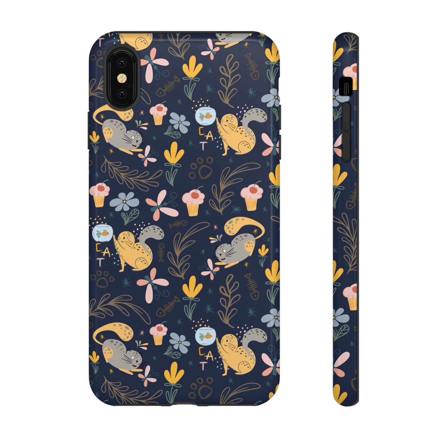 Cat-Themed Tough Phone Case - Tough Case For Stylish Protection
