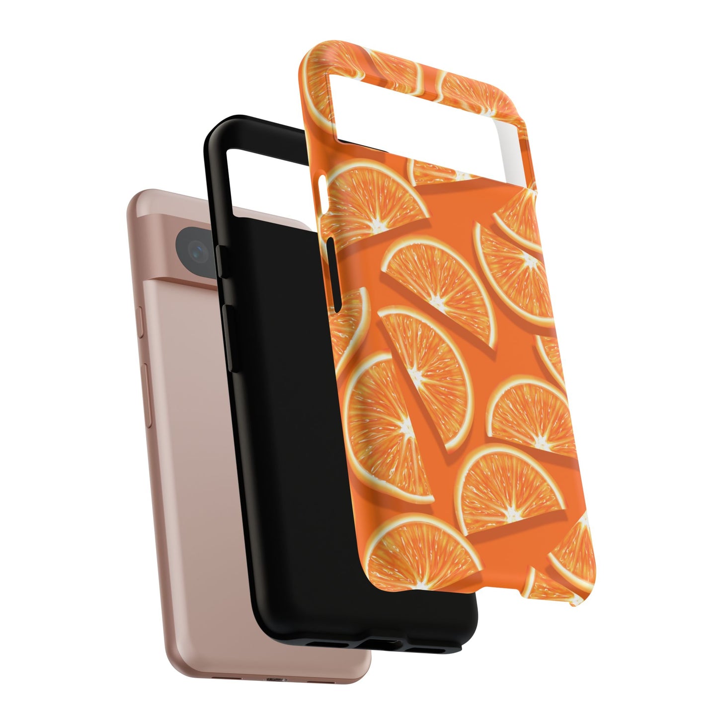 Vibrant Orange Slice Phone Case - Tough Cases for Phone Protection