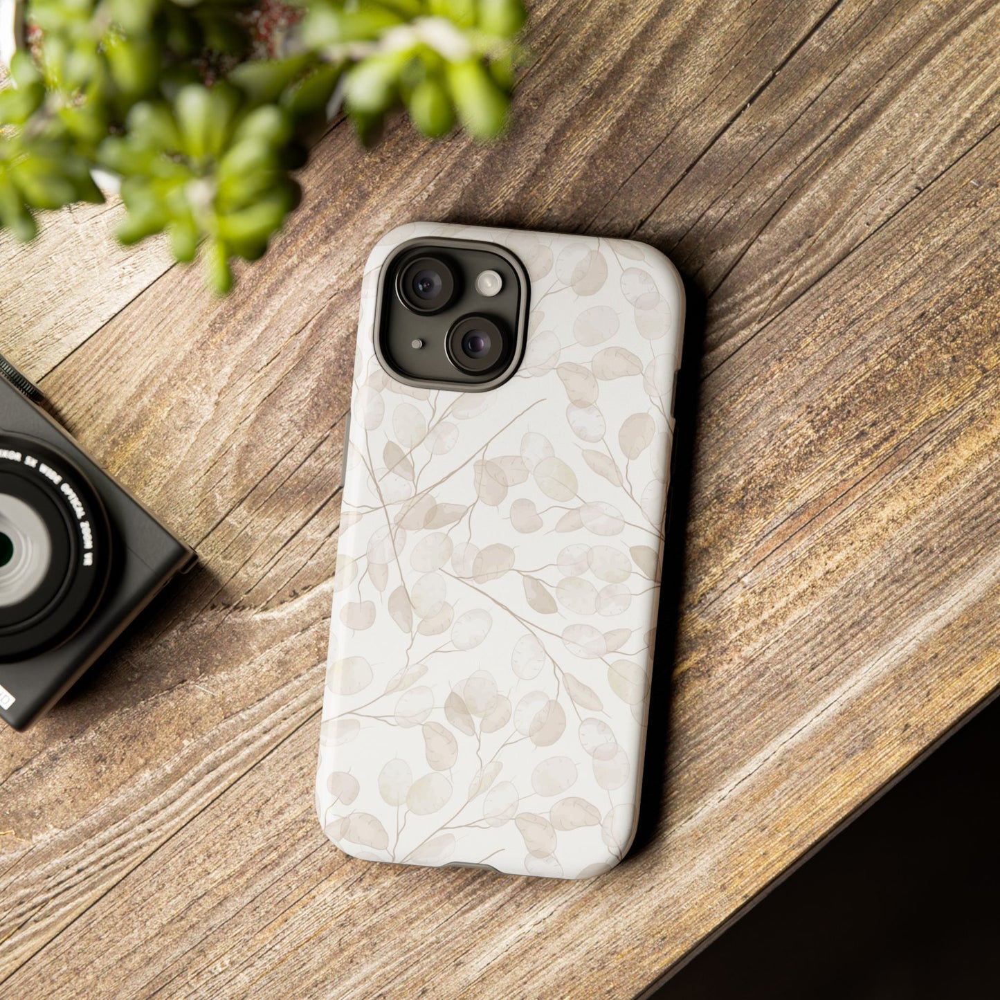 Botanical Phone Case, Tough Cases, Floral Design, Nature Lover Gift, Eco-Friendly Accessory, Protective Phone Cover