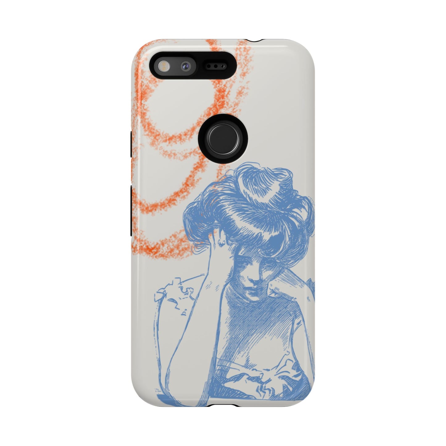 Artistic Phone Case with Stress Relief Design