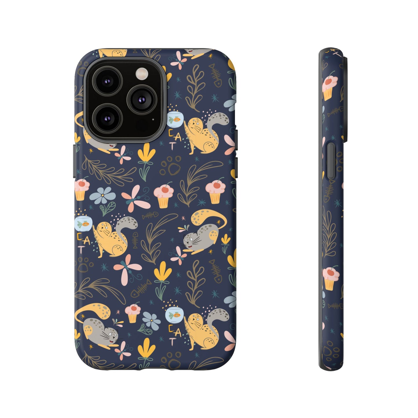 Cat-Themed Tough Phone Case - Tough Case For Stylish Protection
