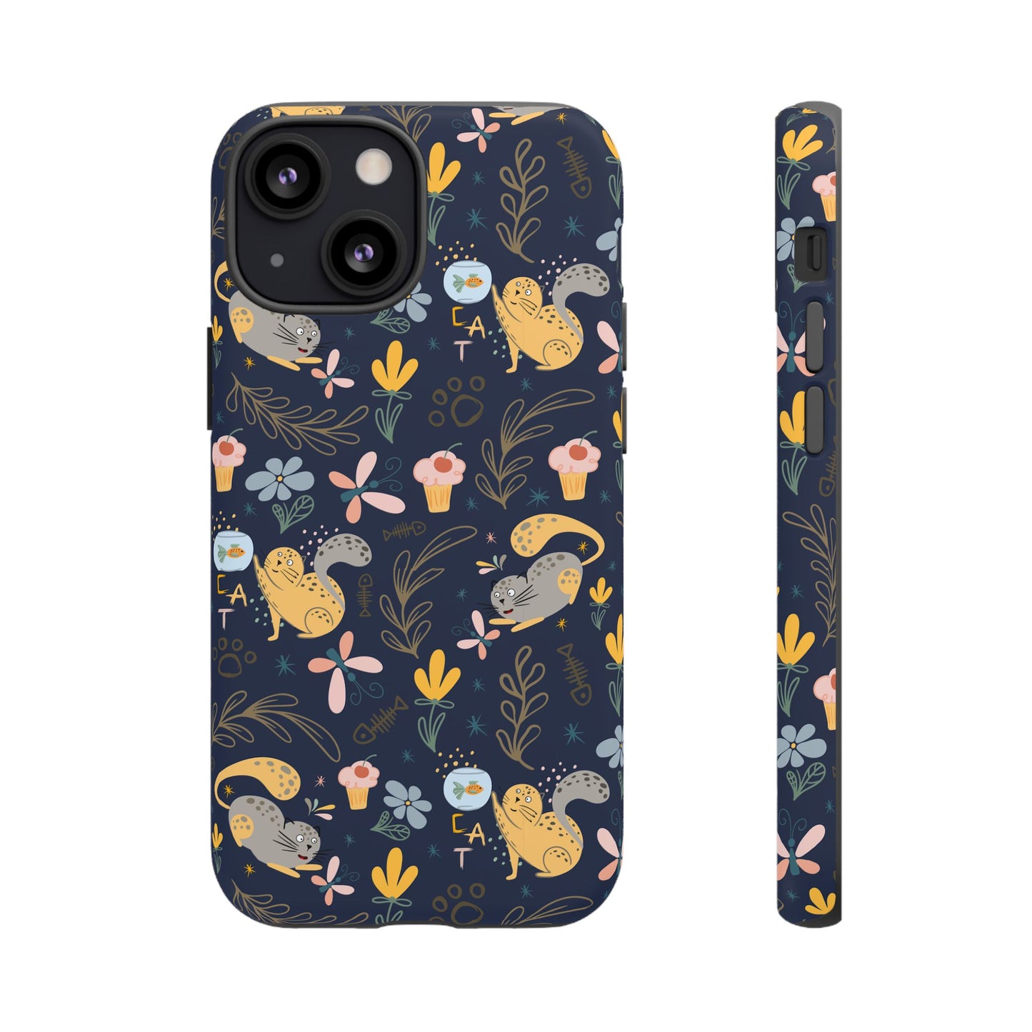 Cat-Themed Tough Phone Case - Tough Case For Stylish Protection