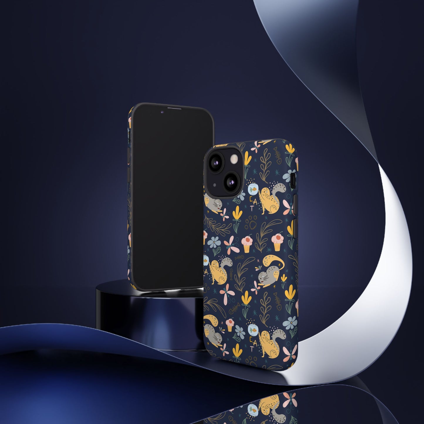 Cat-Themed Tough Phone Case - Tough Case For Stylish Protection