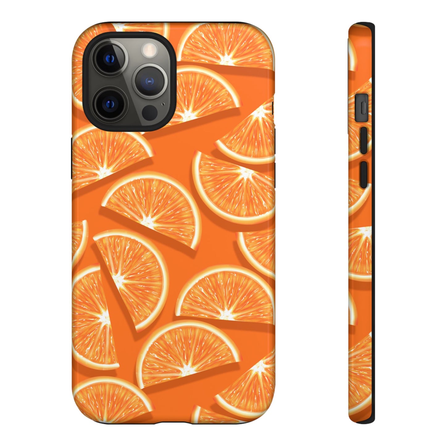 Vibrant Orange Slice Phone Case - Tough Cases for Phone Protection