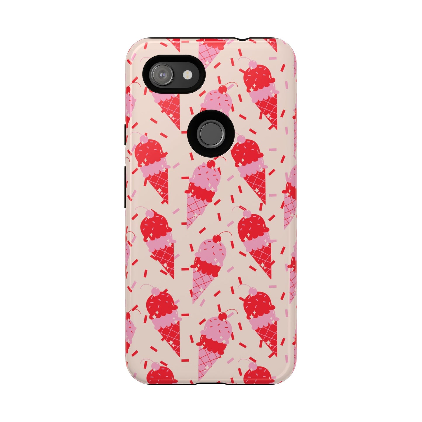 Ice Cream Phone Case - Cute Tough Cases for Ice Cream Lovers, Fun Summer Accessory, Birthday Gift, Colorful iPhone Cover