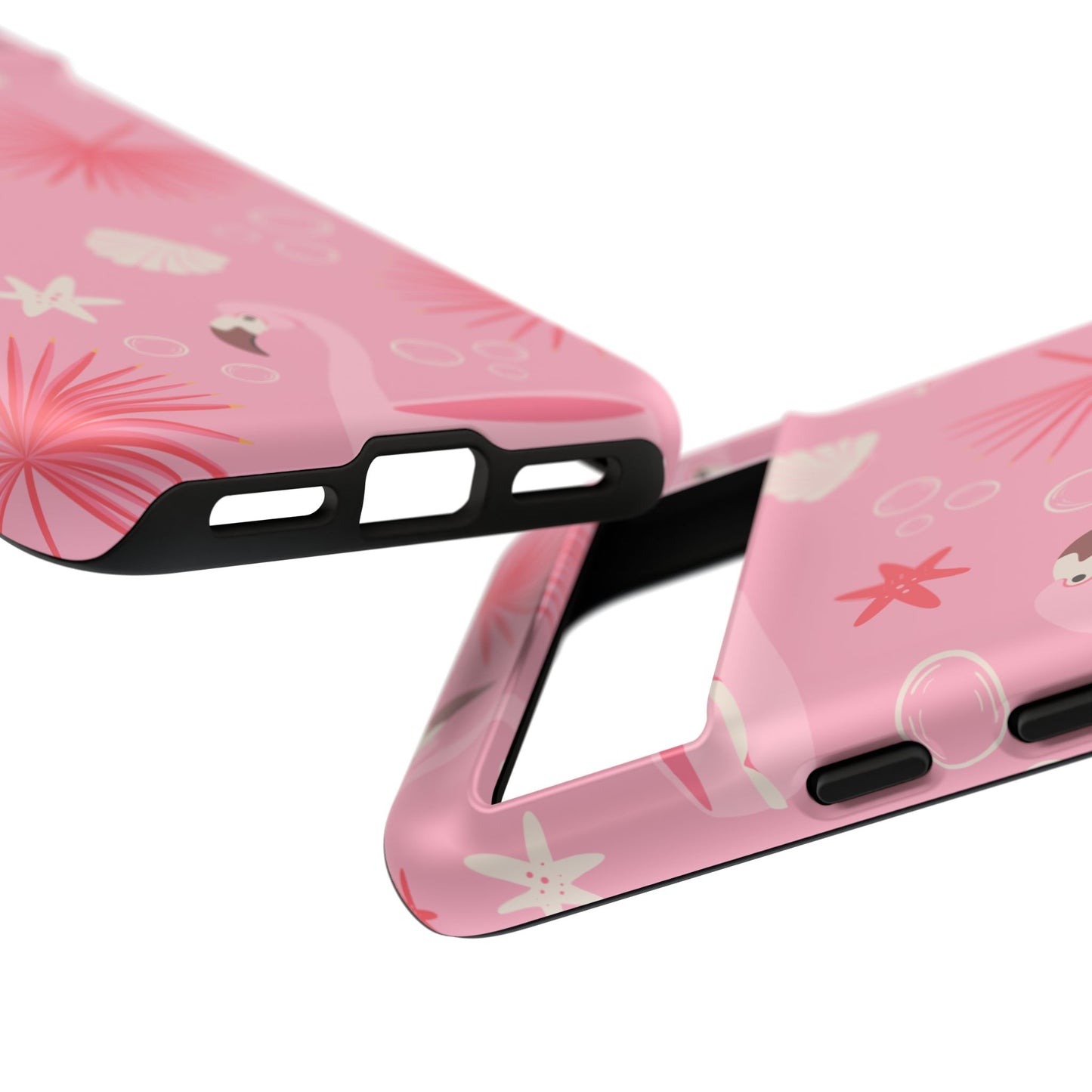 Tough Cases: Tropical Flamingo Phone Case for Summer Vibes
