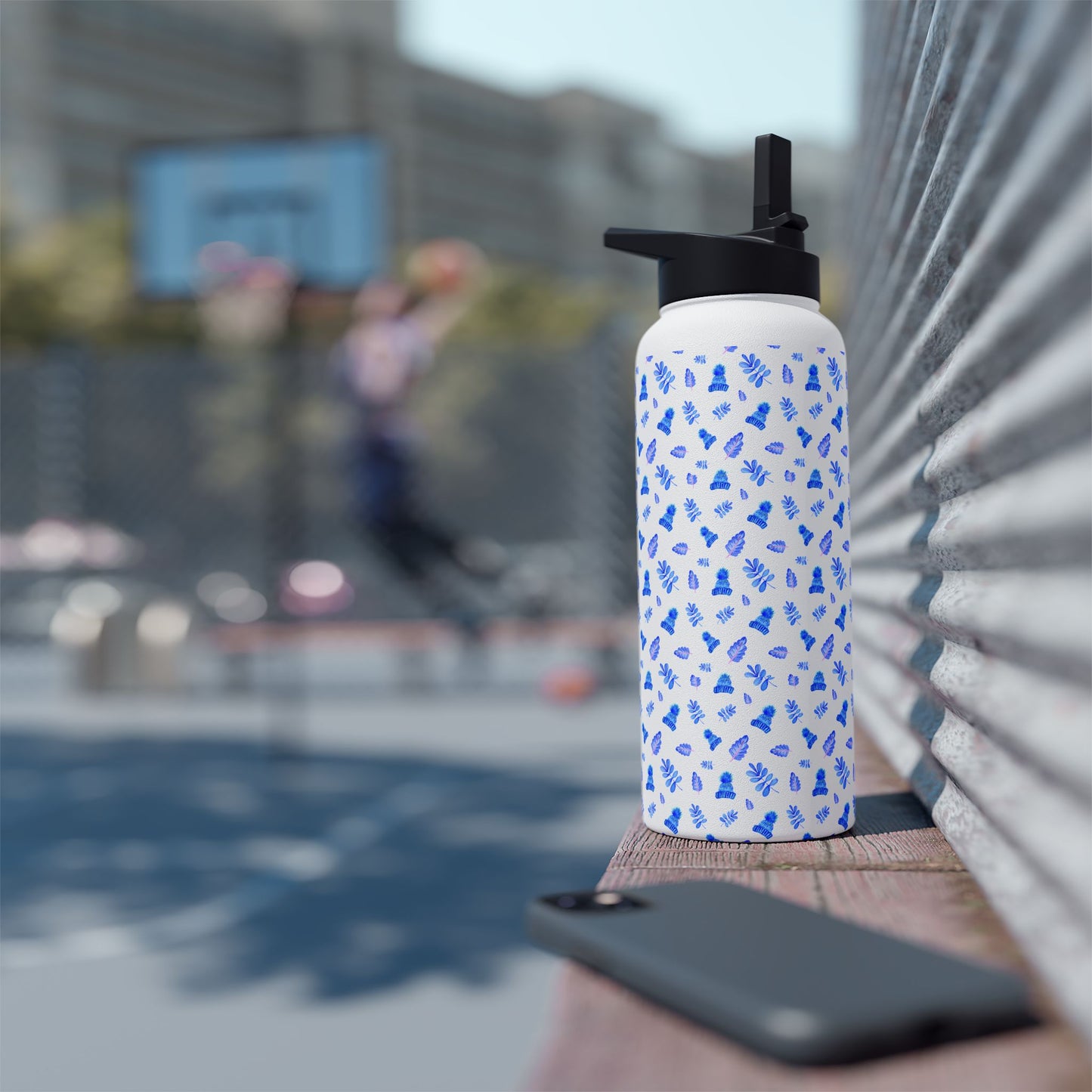 Floral Stainless Steel Water Bottle - Eco-Friendly Hydration for Everyday Adventures