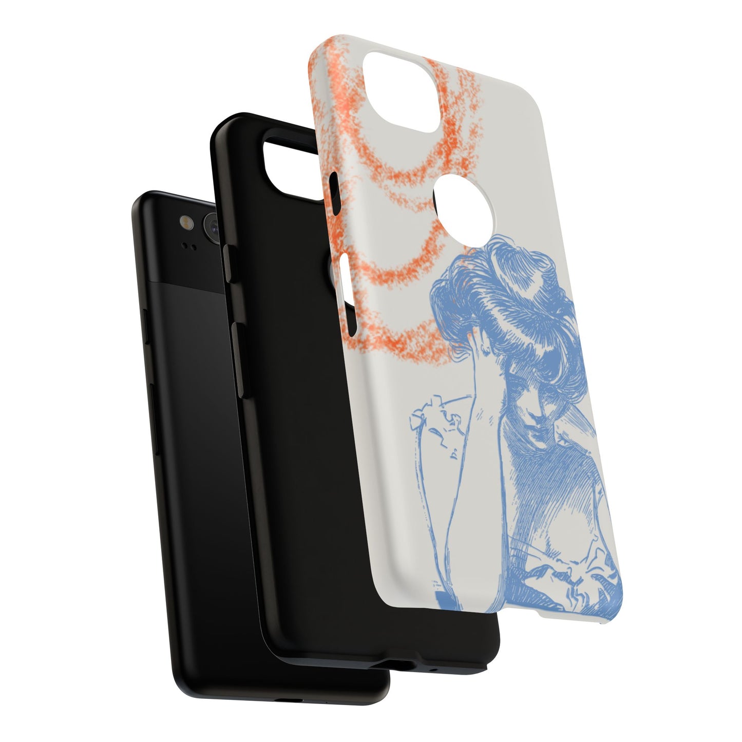 Artistic Phone Case with Stress Relief Design