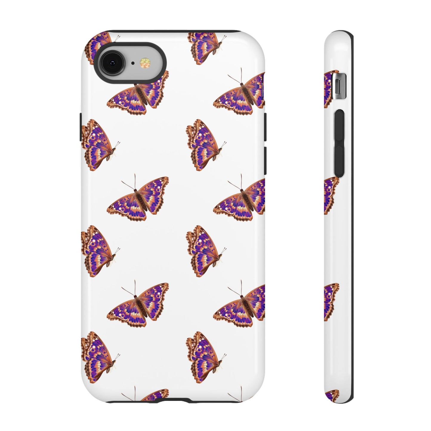 Butterfly Print Phone Case - Tough Case For Stylish Protection