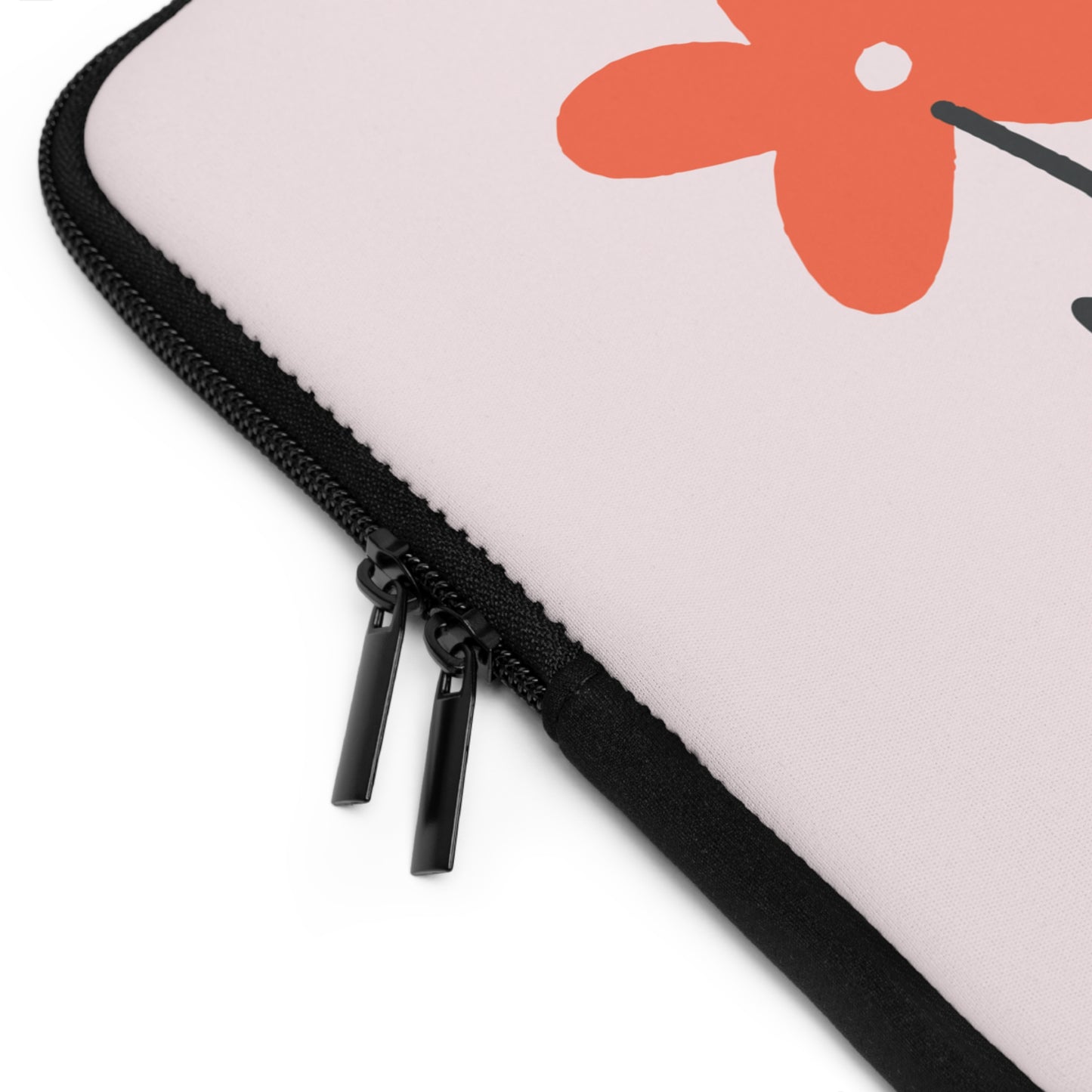 Floral Laptop Sleeve - Bloom with Grace, Cute Tech Case, Laptop Bag, Gifts for Students, Spring Accessories