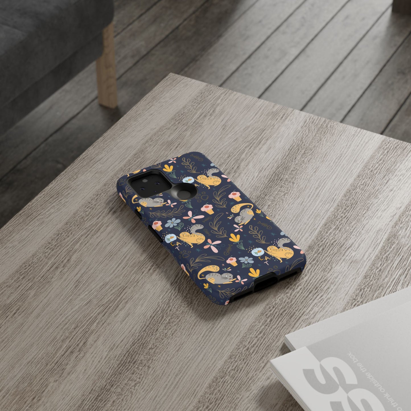Cat-Themed Tough Phone Case - Tough Case For Stylish Protection