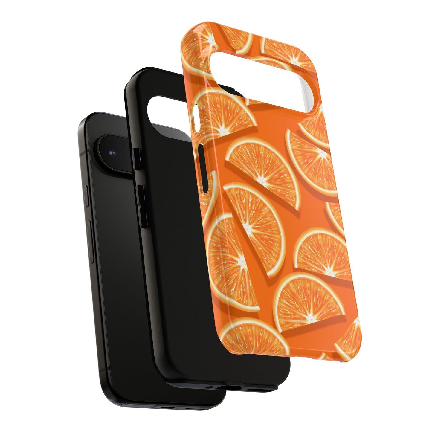 Vibrant Orange Slice Phone Case - Tough Cases for Phone Protection
