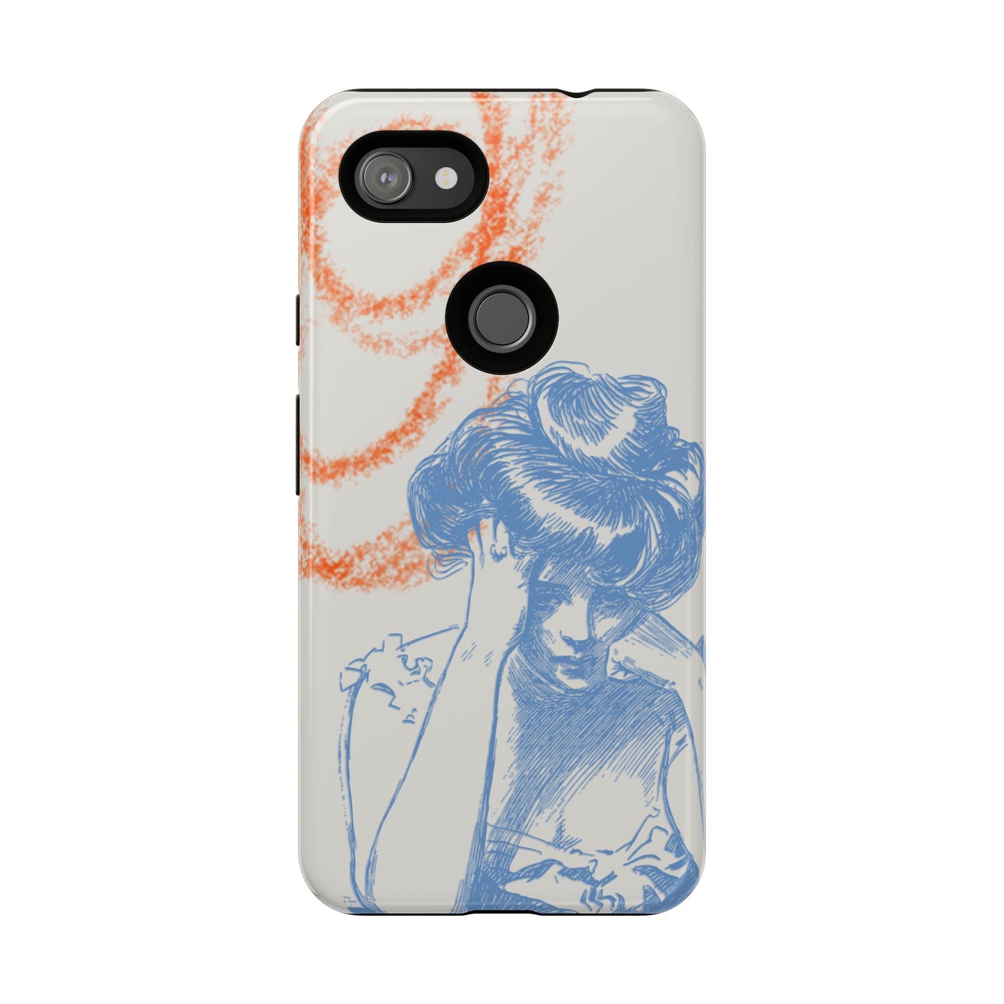 Artistic Phone Case with Stress Relief Design