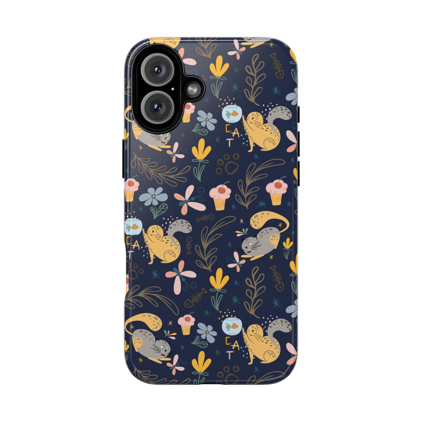 Cat-Themed Tough Phone Case - Tough Case For Stylish Protection