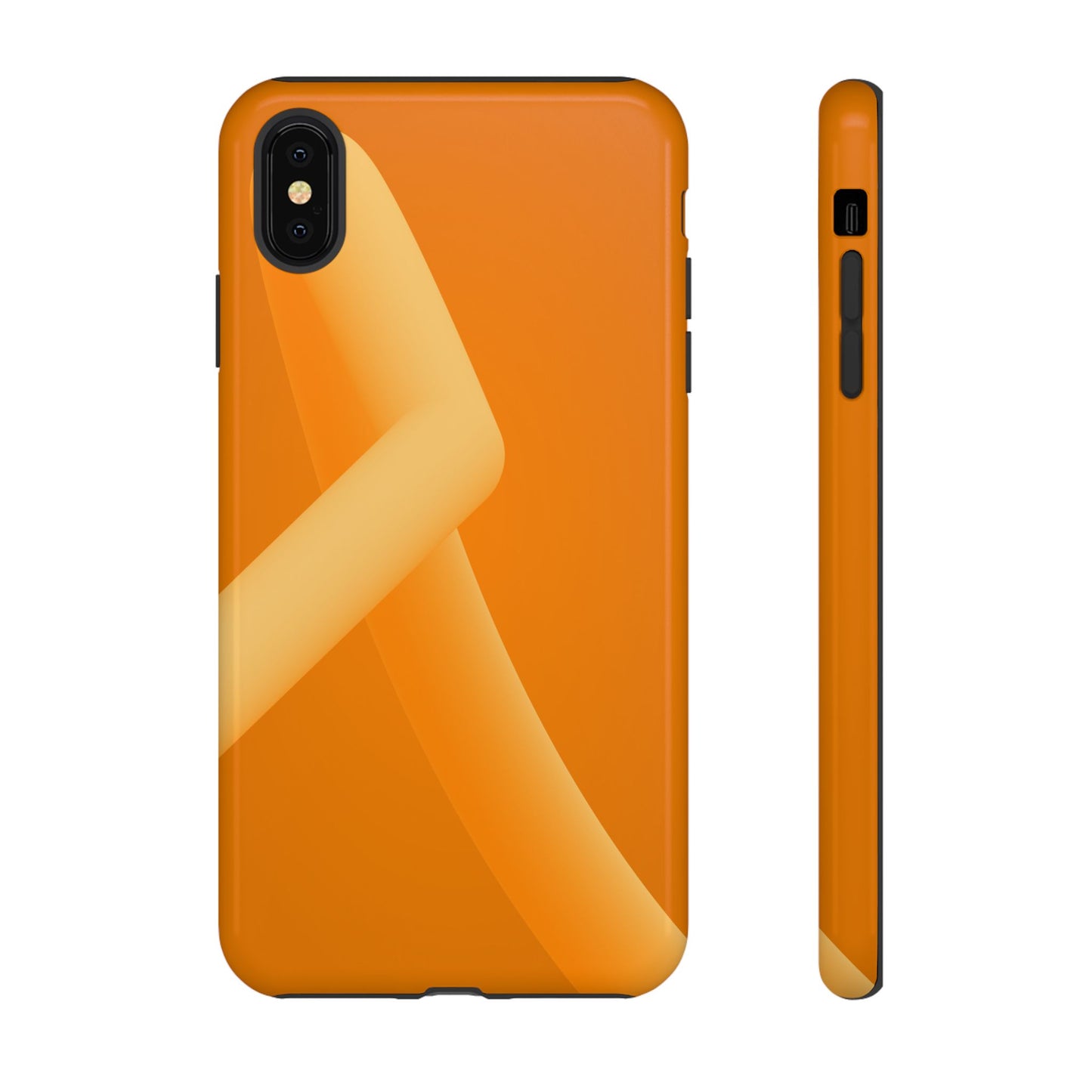 Stylish Tough Phone Case - Modern Orange Design for Ultimate Protection