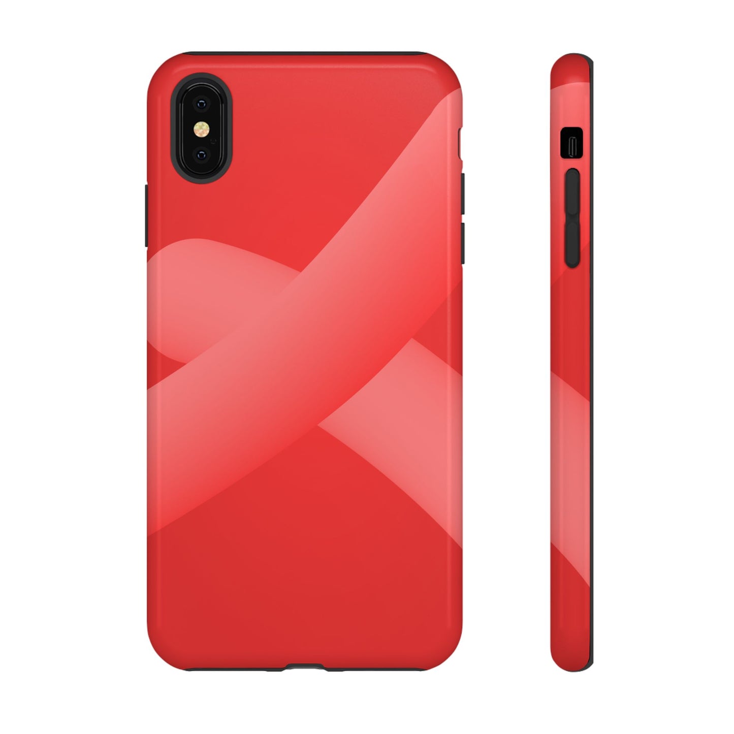 Stylish Tough Phone Case - Modern Red Design for Ultimate Protection