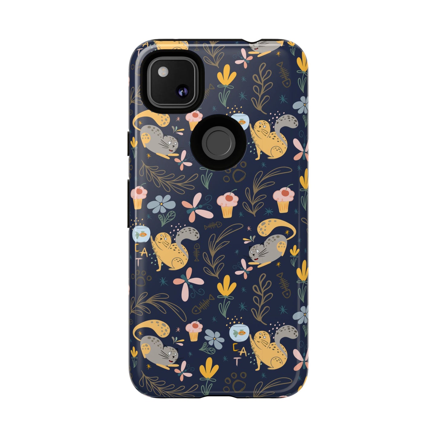 Cat-Themed Tough Phone Case - Tough Case For Stylish Protection