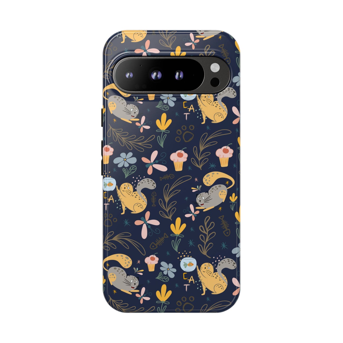 Cat-Themed Tough Phone Case - Tough Case For Stylish Protection