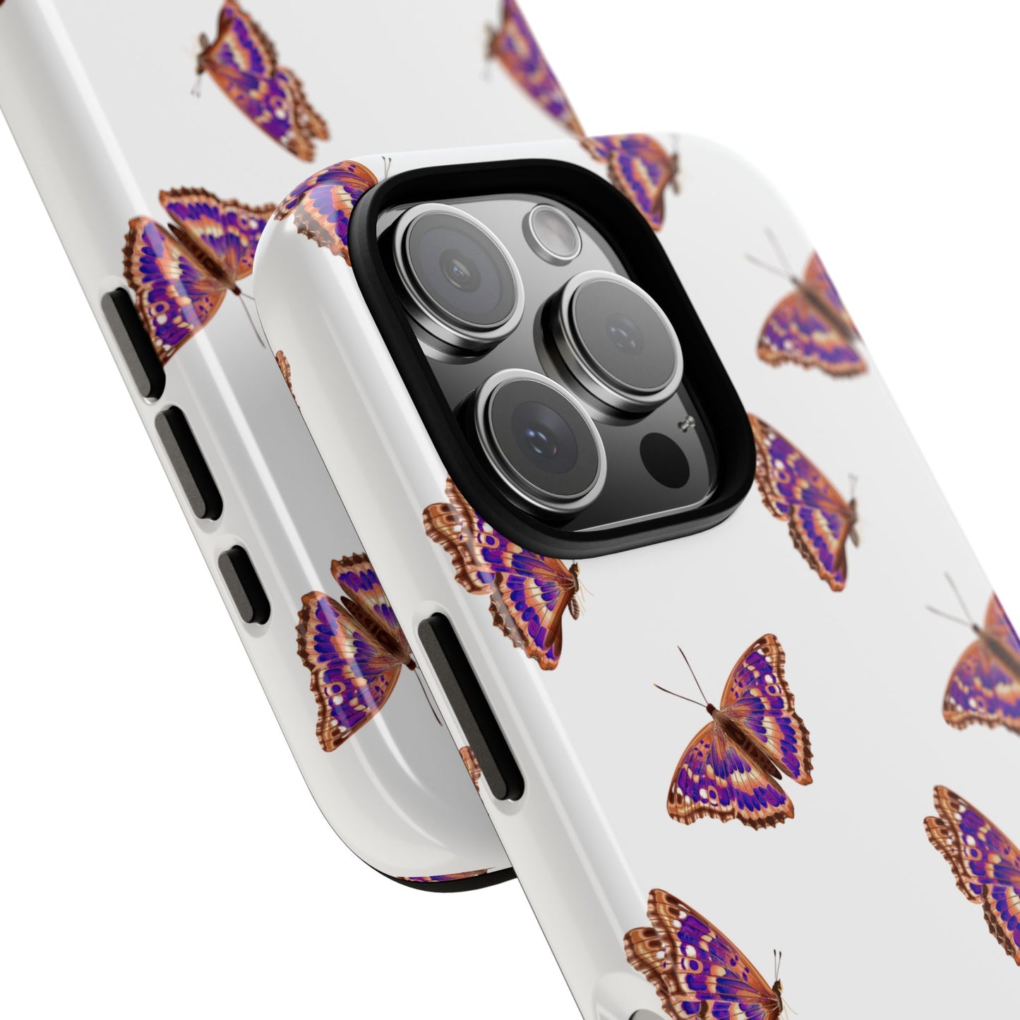 Butterfly Print Phone Case - Tough Case For Stylish Protection