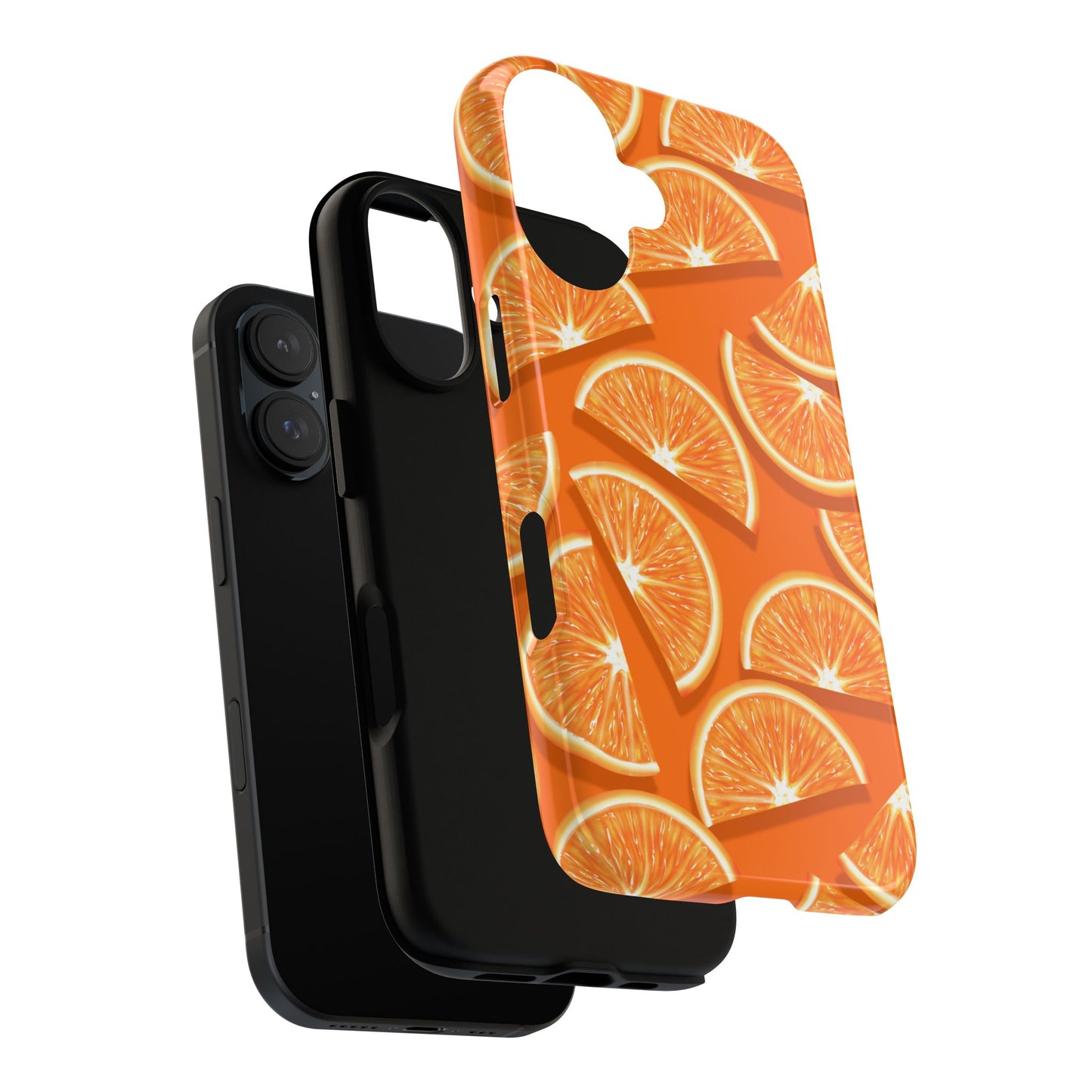 Vibrant Orange Slice Phone Case - Tough Cases for Phone Protection