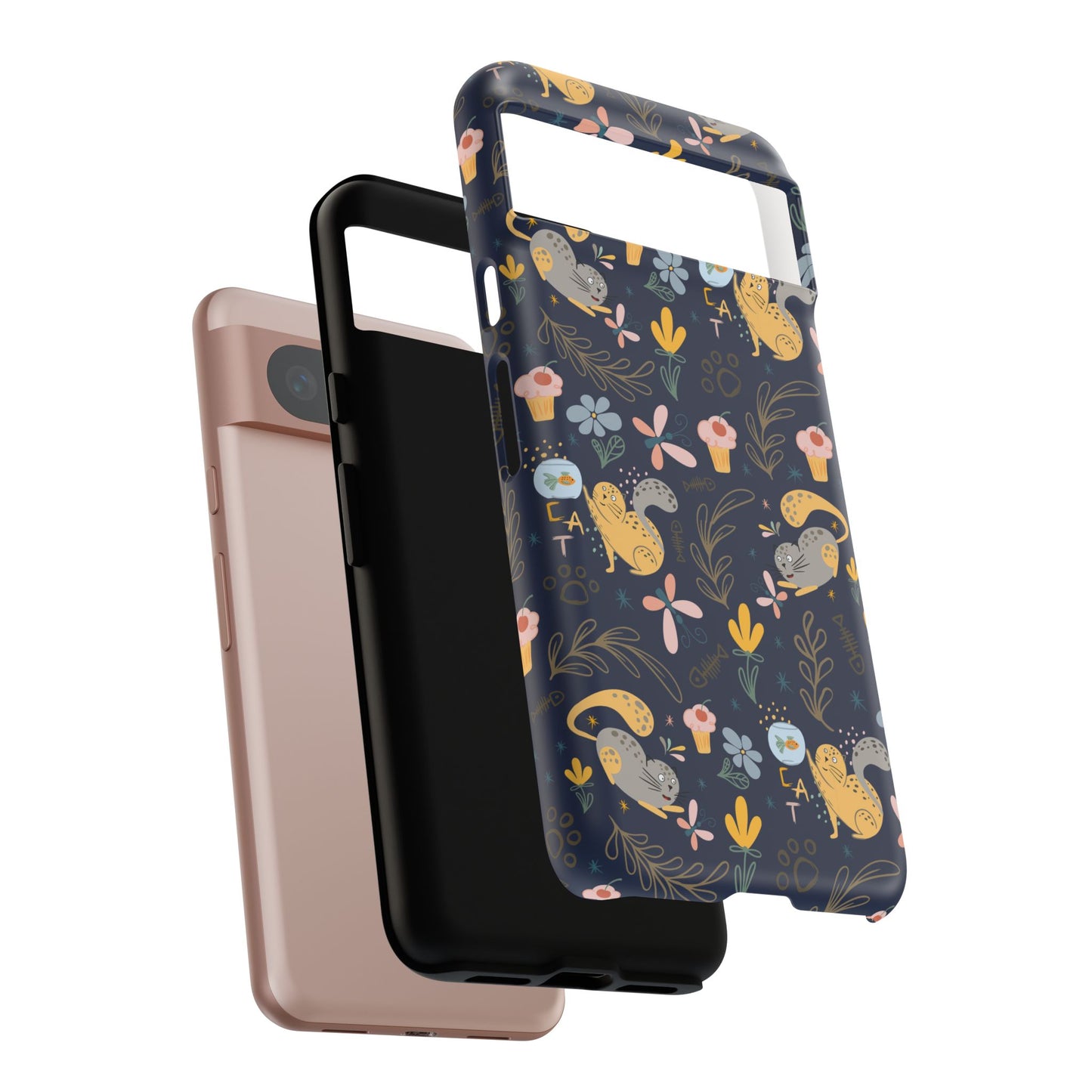 Cat-Themed Tough Phone Case - Tough Case For Stylish Protection