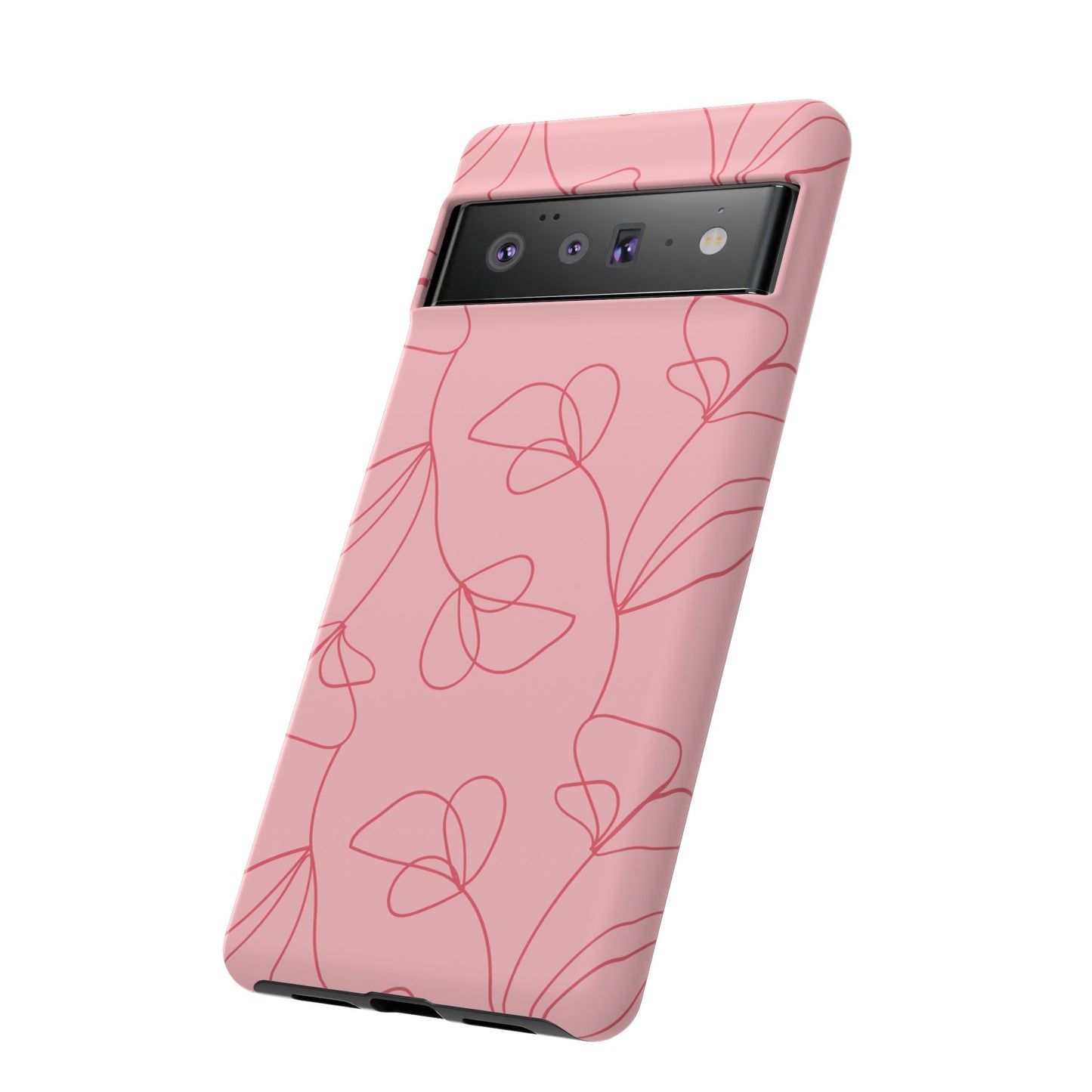 Tough Cases: Elegant Floral Phone Case - Durable Protection with Stylish Design