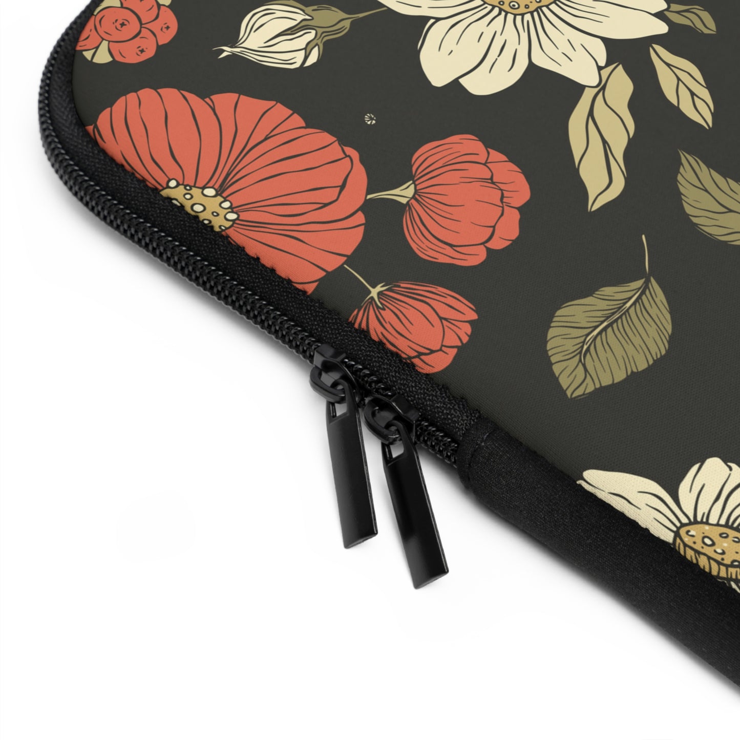 Floral Laptop Sleeve - Elegant Floral Design for Secure Storage