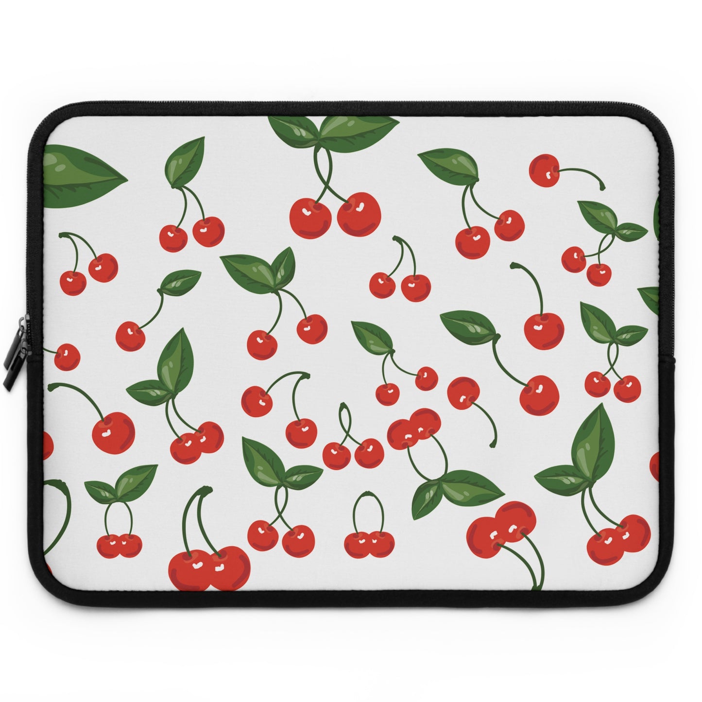Cherry Blossom Laptop Sleeve, Cute Laptop Case, Cherry Print Bag, Computer Sleeve, Sweet Gift for Students, Floral Tech Accessory