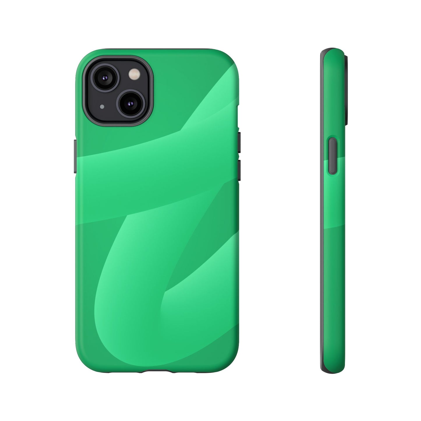 Stylish Tough Phone Case - Modern Green Design for Ultimate Protection