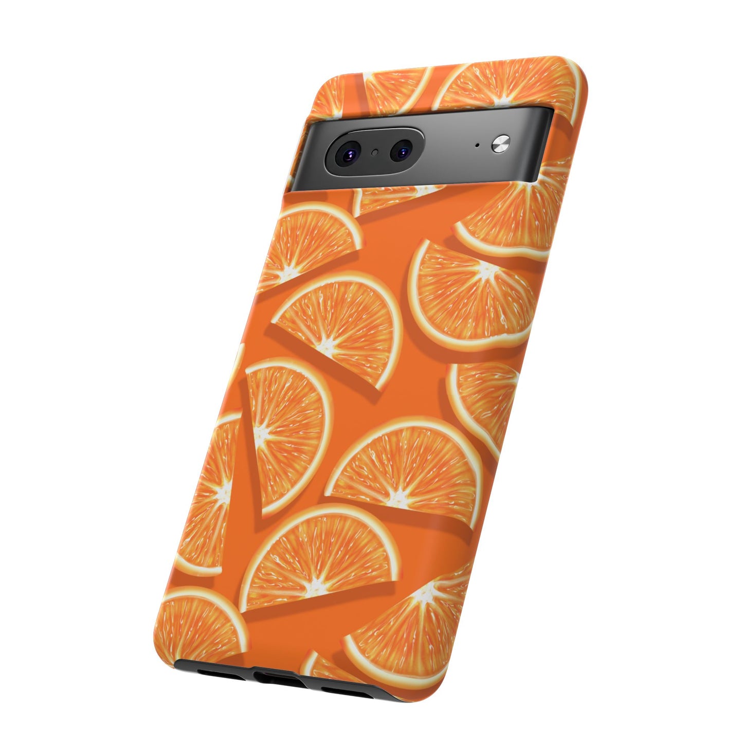 Vibrant Orange Slice Phone Case - Tough Cases for Phone Protection