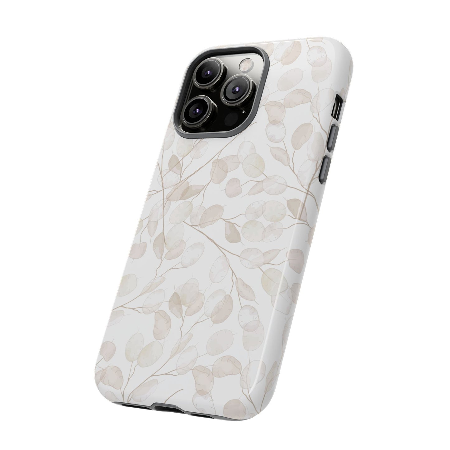 Botanical Phone Case, Tough Cases, Floral Design, Nature Lover Gift, Eco-Friendly Accessory, Protective Phone Cover