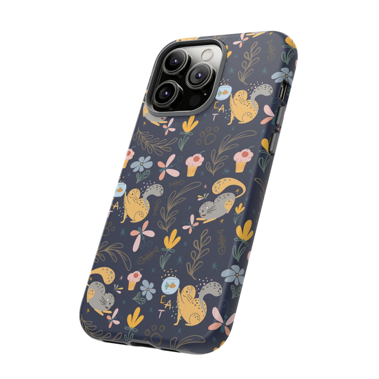 Cat-Themed Tough Phone Case - Tough Case For Stylish Protection