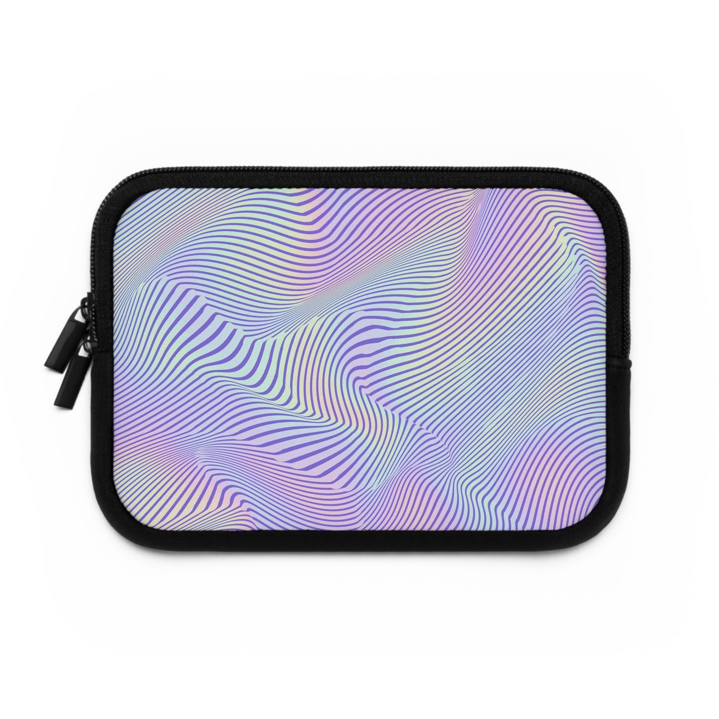 Abstract Waves Laptop Sleeve - Colorful Protective Case for Students & Professionals