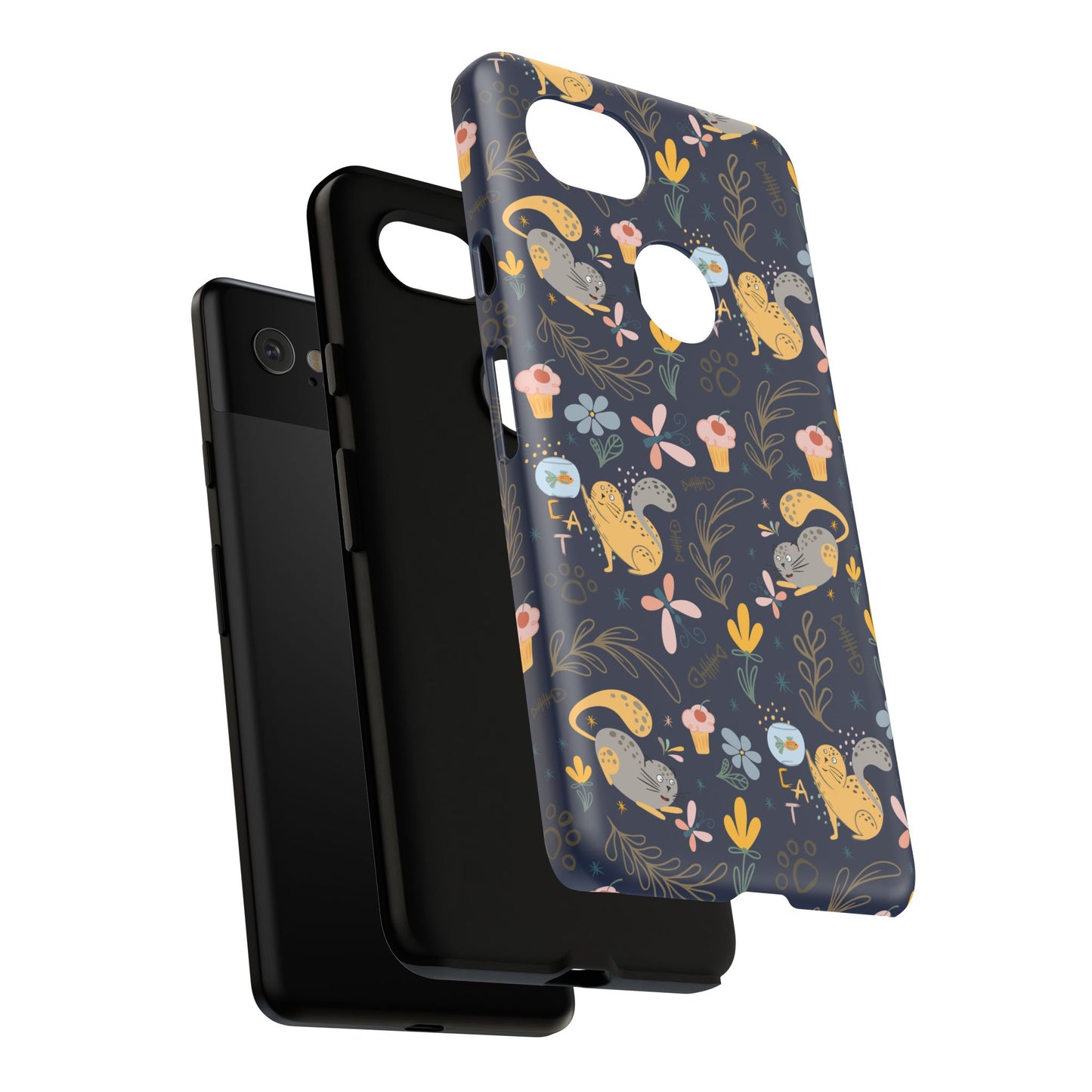 Cat-Themed Tough Phone Case - Tough Case For Stylish Protection