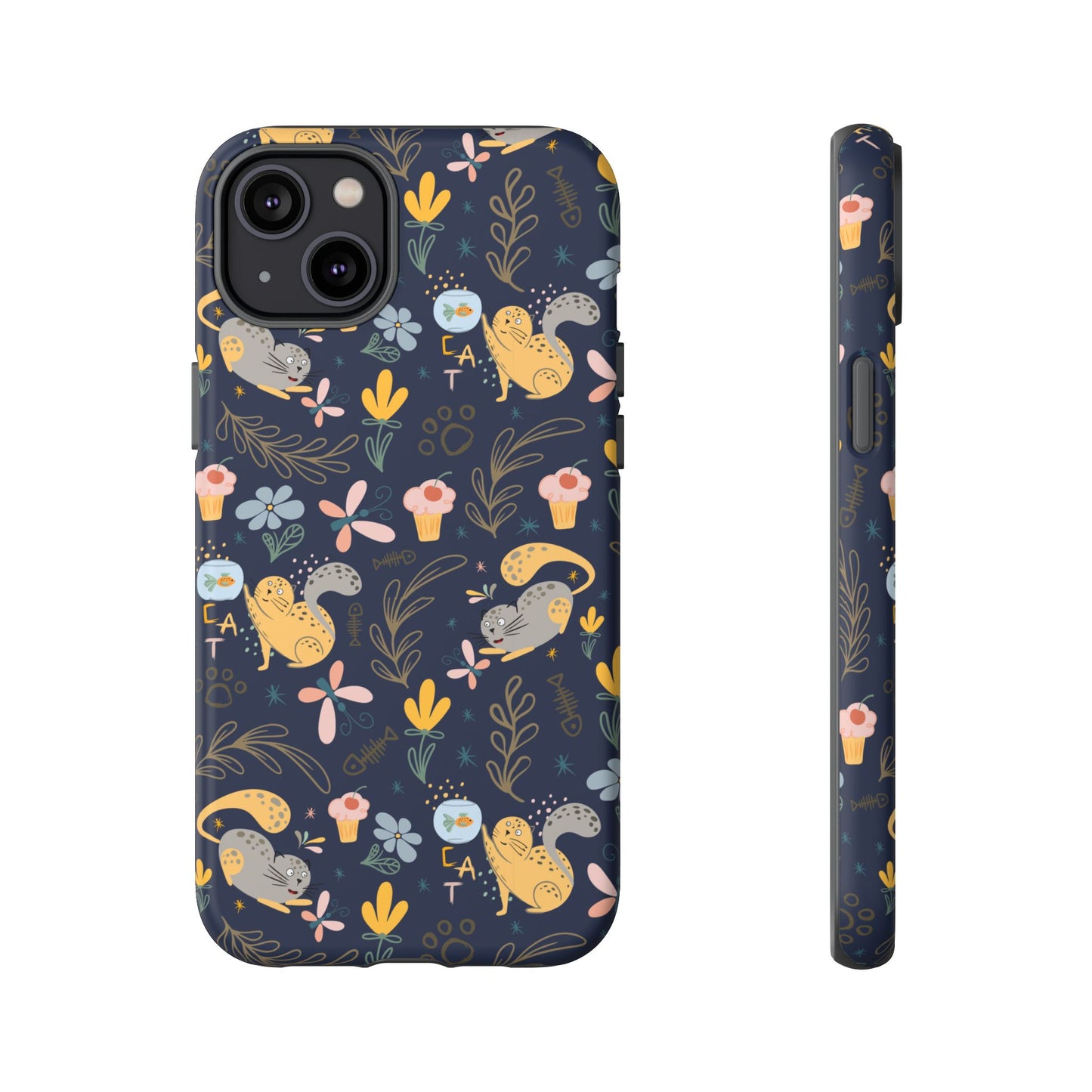 Cat-Themed Tough Phone Case - Tough Case For Stylish Protection