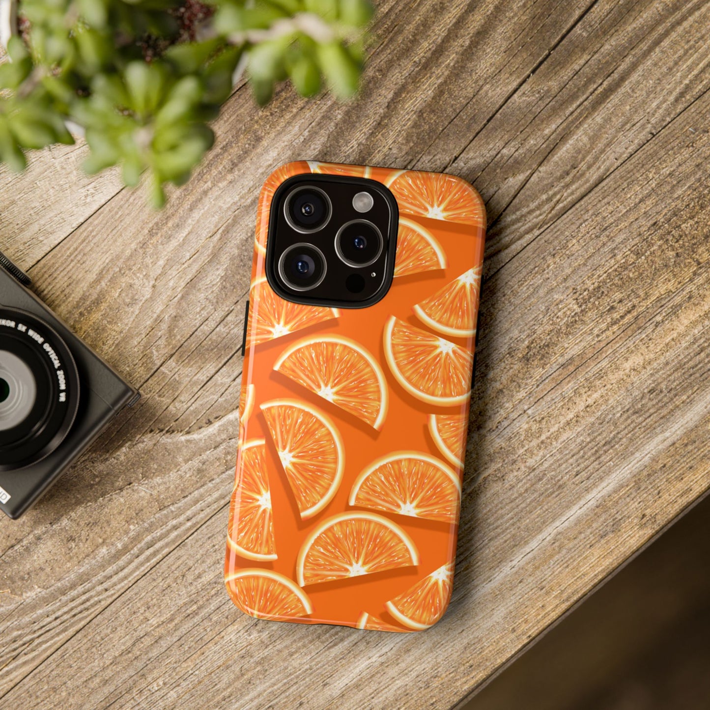 Vibrant Orange Slice Phone Case - Tough Cases for Phone Protection