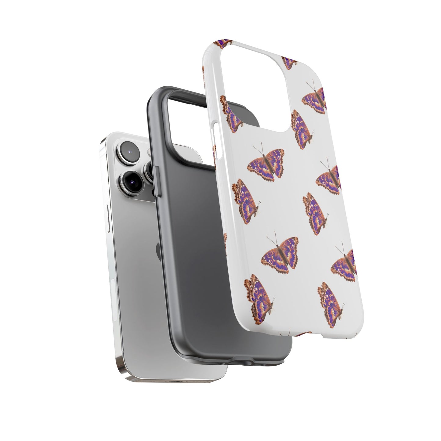 Butterfly Print Phone Case - Tough Case For Stylish Protection