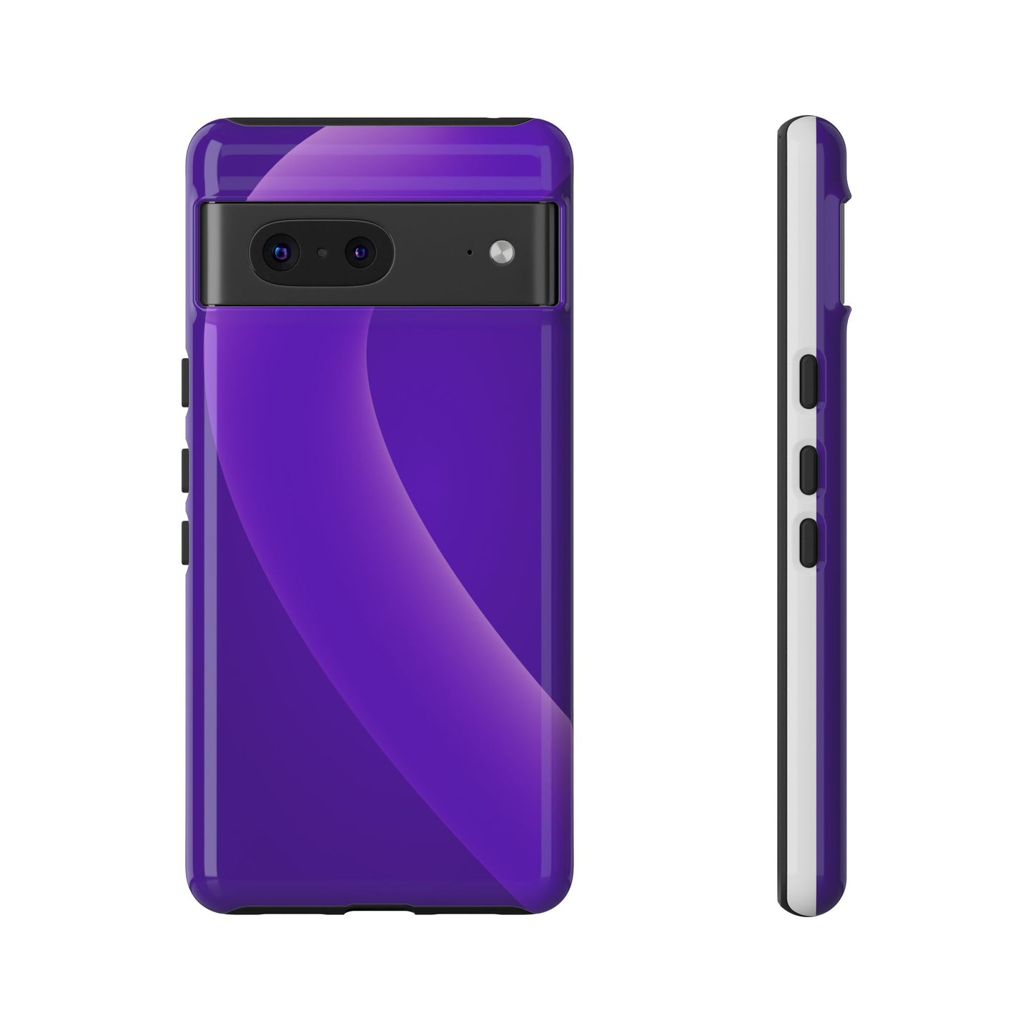 Stylish Tough Phone Case - Modern Purple Design for Ultimate Protection