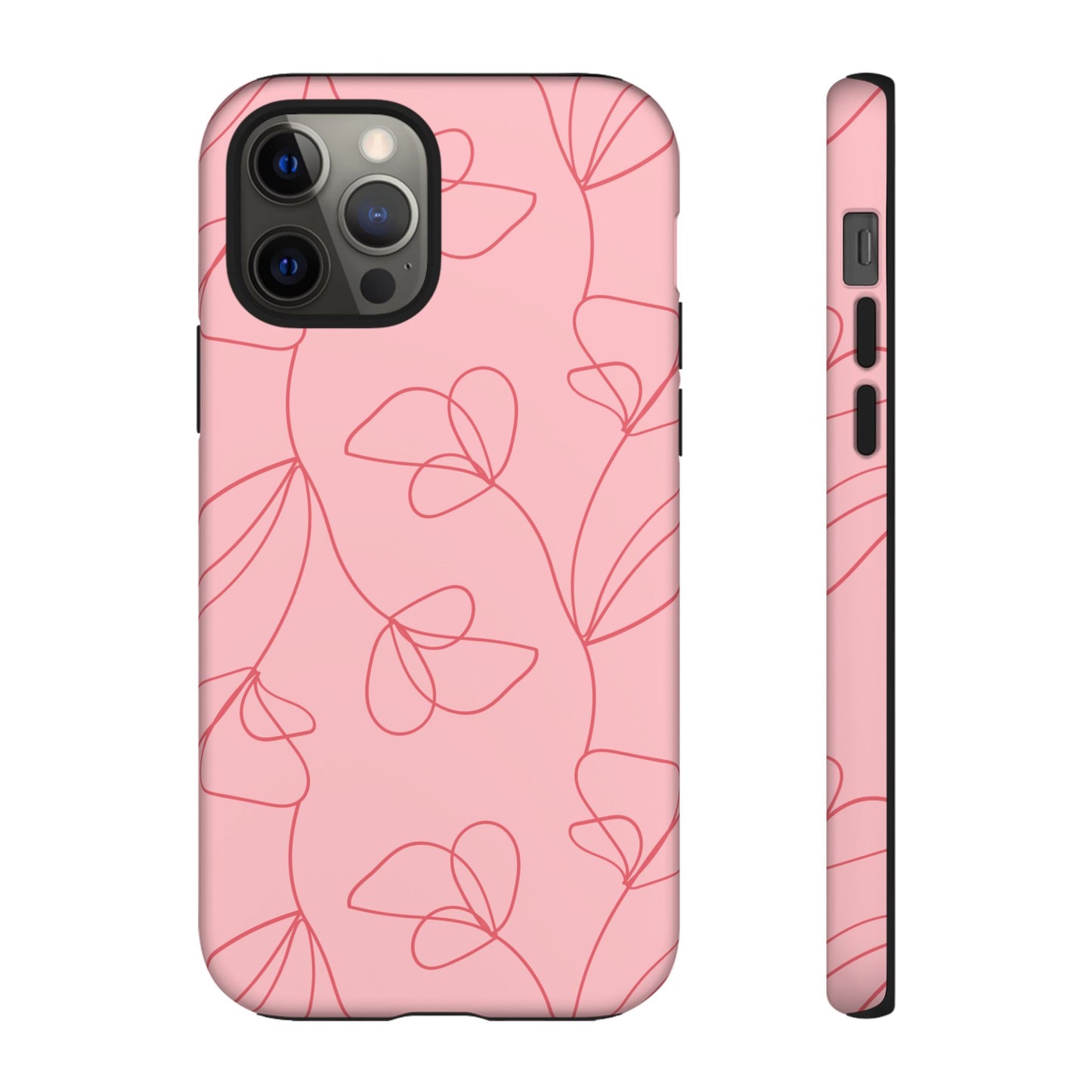 Tough Cases: Elegant Floral Phone Case - Durable Protection with Stylish Design