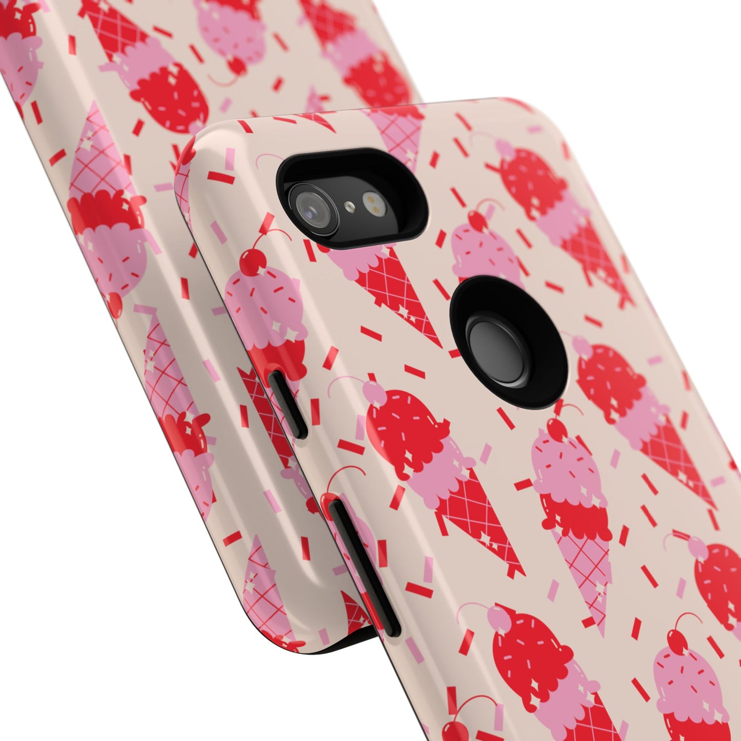 Ice Cream Phone Case - Cute Tough Cases for Ice Cream Lovers, Fun Summer Accessory, Birthday Gift, Colorful iPhone Cover