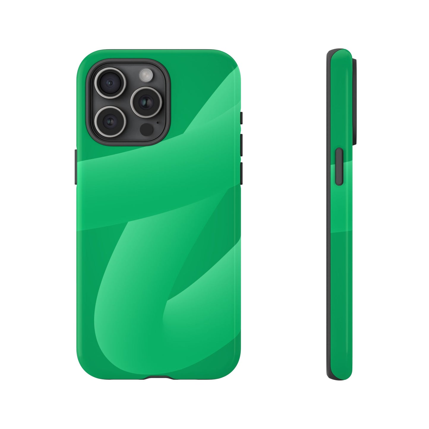 Stylish Tough Phone Case - Modern Green Design for Ultimate Protection