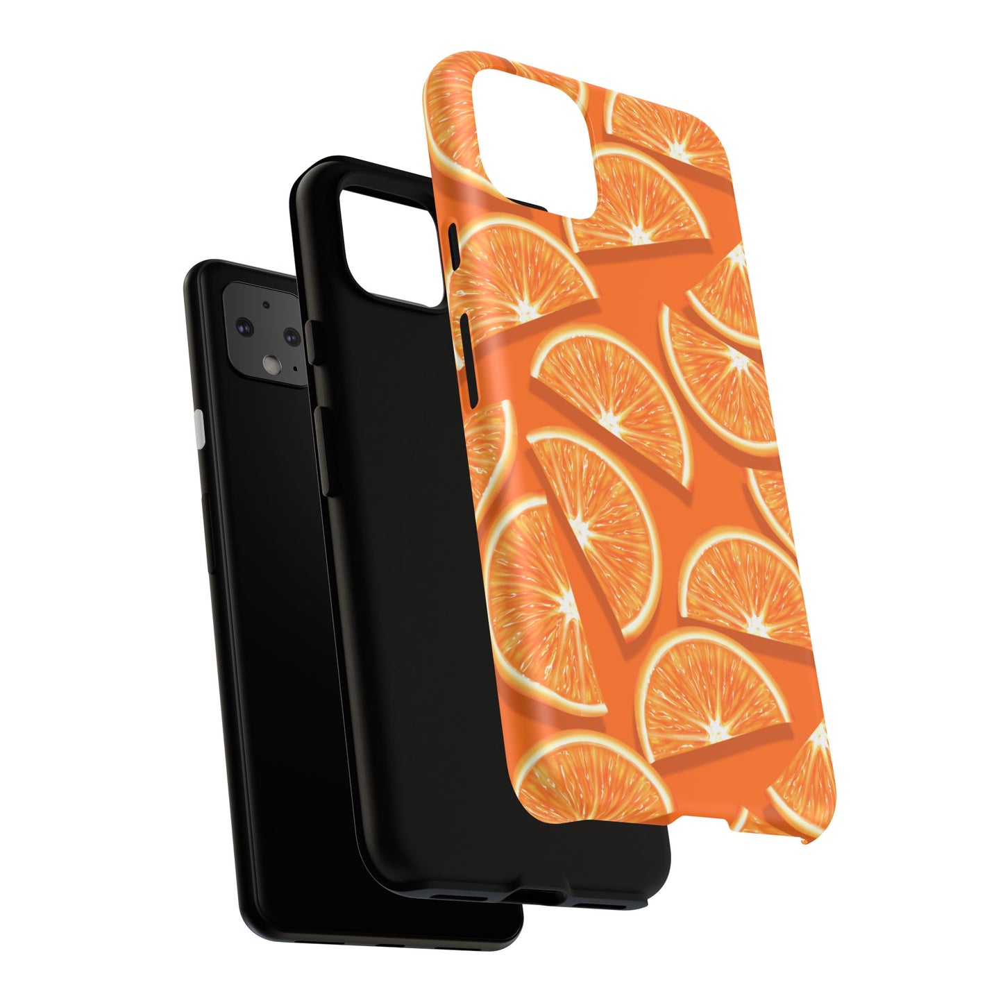 Vibrant Orange Slice Phone Case - Tough Cases for Phone Protection