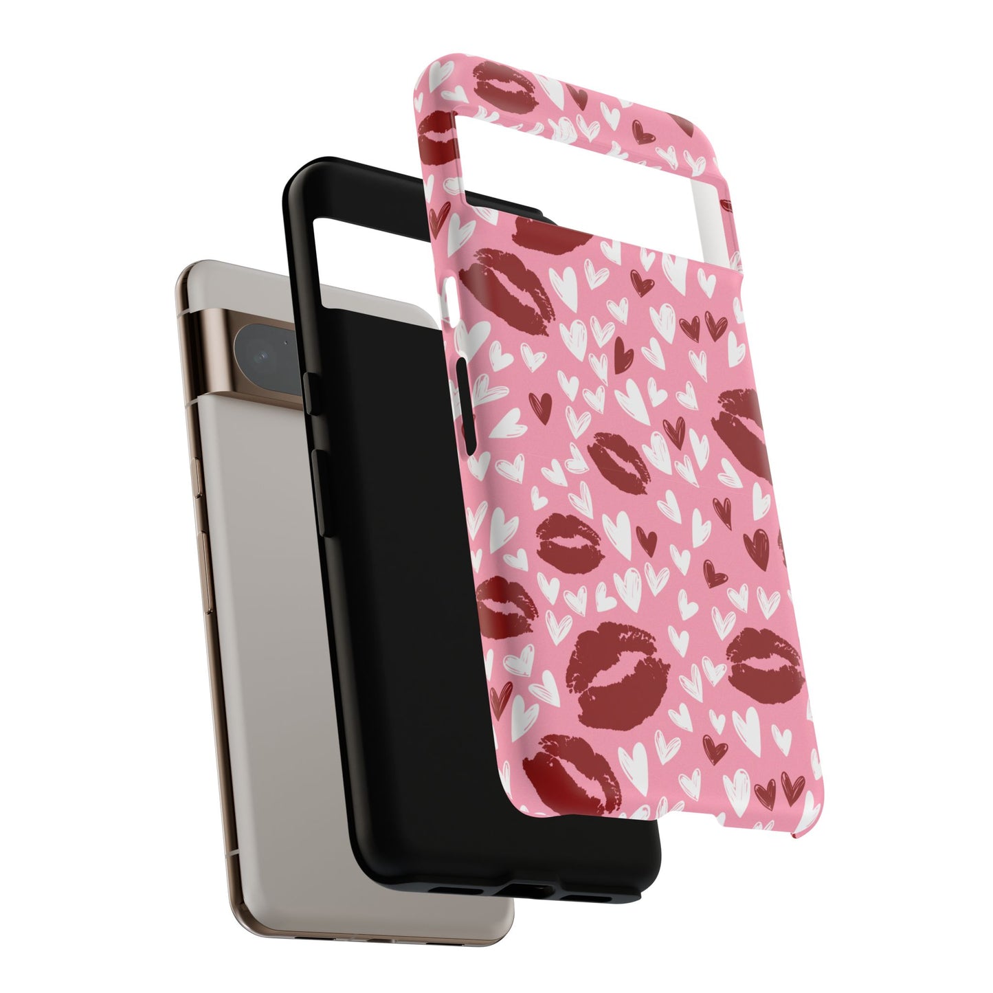 Kiss & Love Phone Case - Tough Cases for Romance Lovers