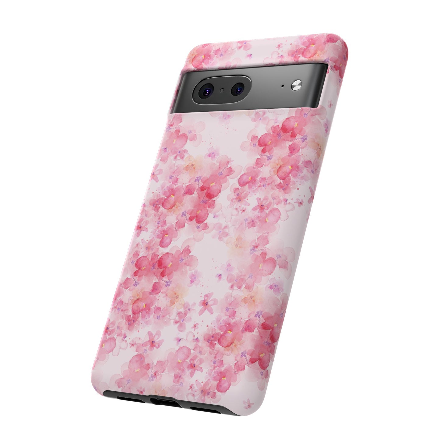 Floral Phone Case - Tough Cases with Pink Blossom Design