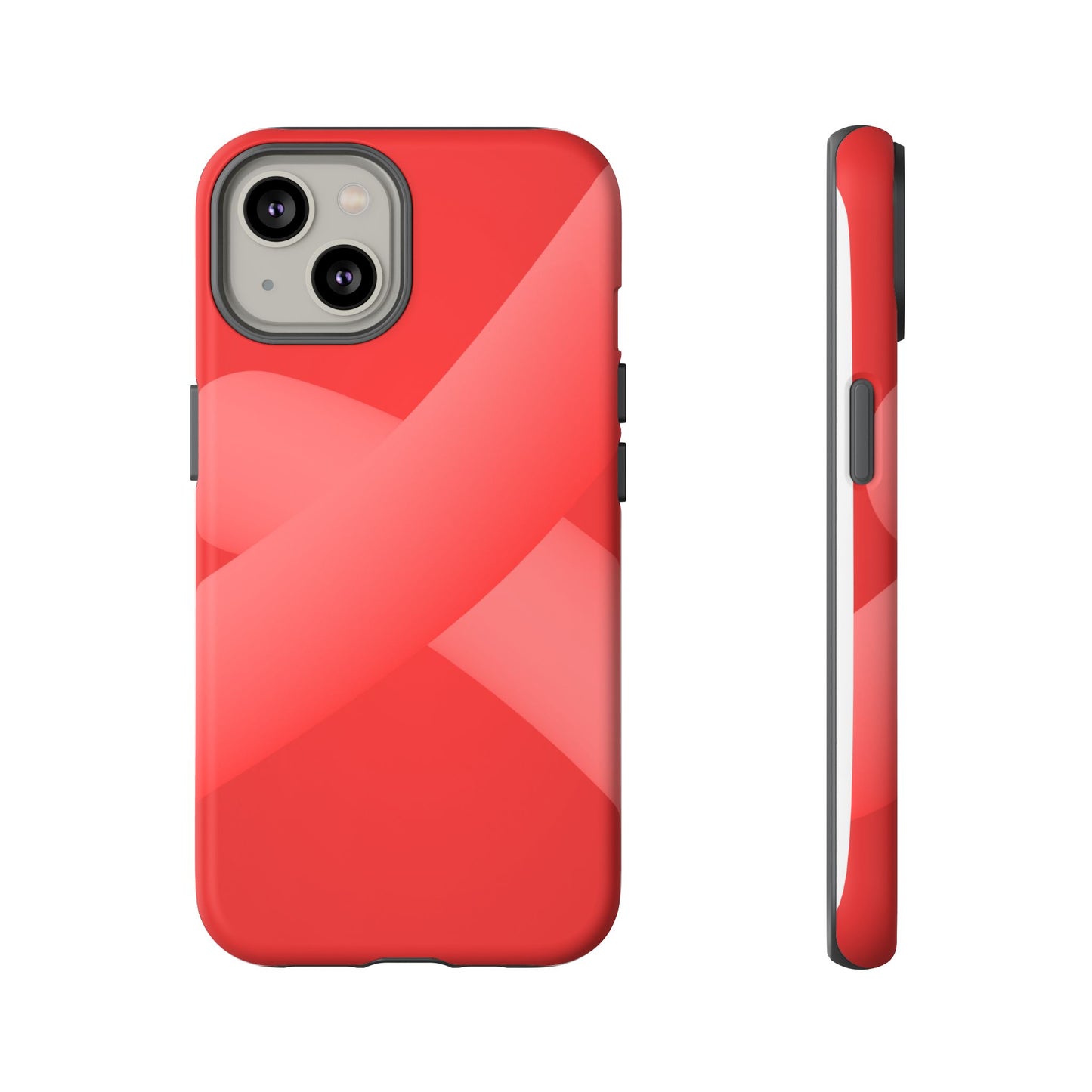 Stylish Tough Phone Case - Modern Red Design for Ultimate Protection