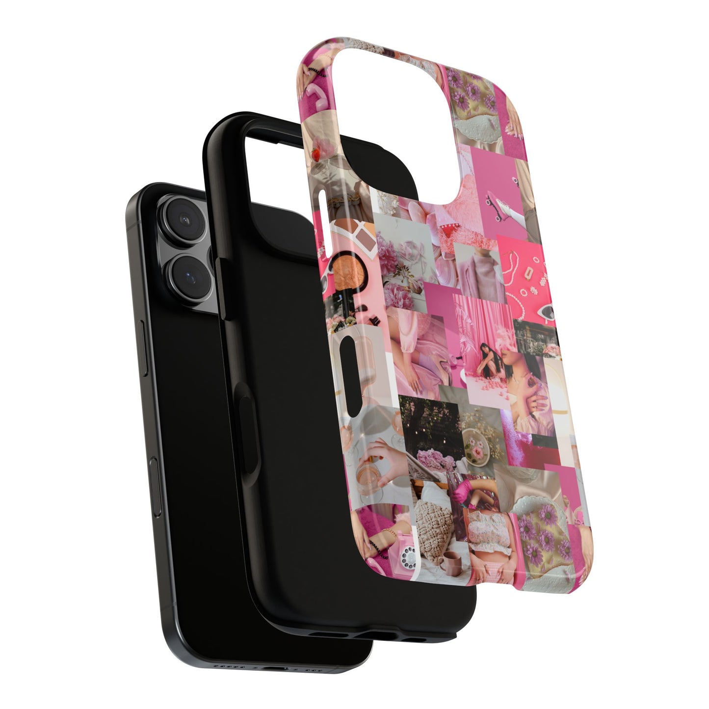 Chic Pink Phone Case- Tough Case For Stylish Protection