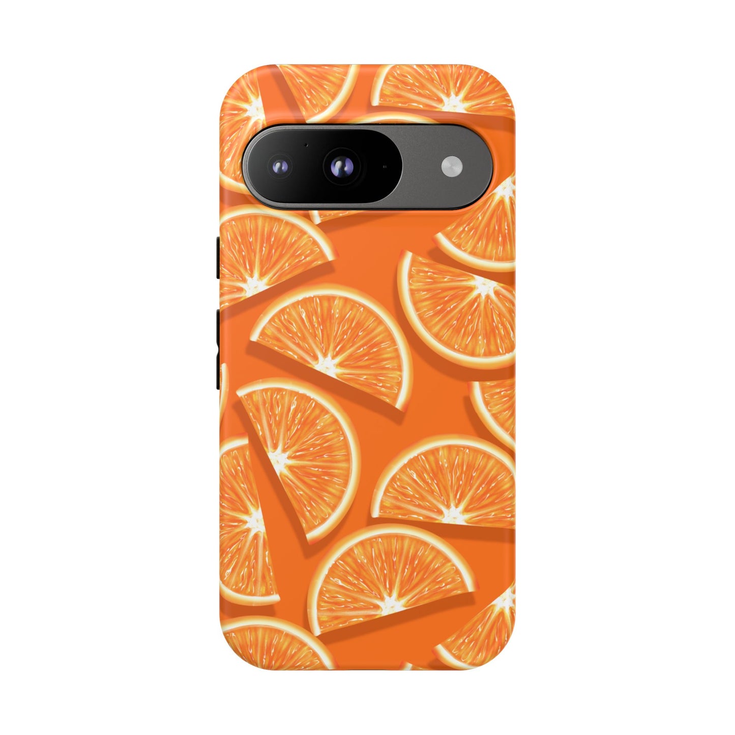 Vibrant Orange Slice Phone Case - Tough Cases for Phone Protection