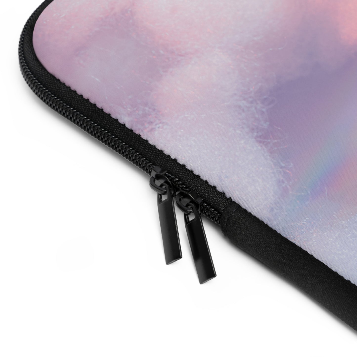 Pastel Clouds Laptop Sleeve with Clear Crystal Design