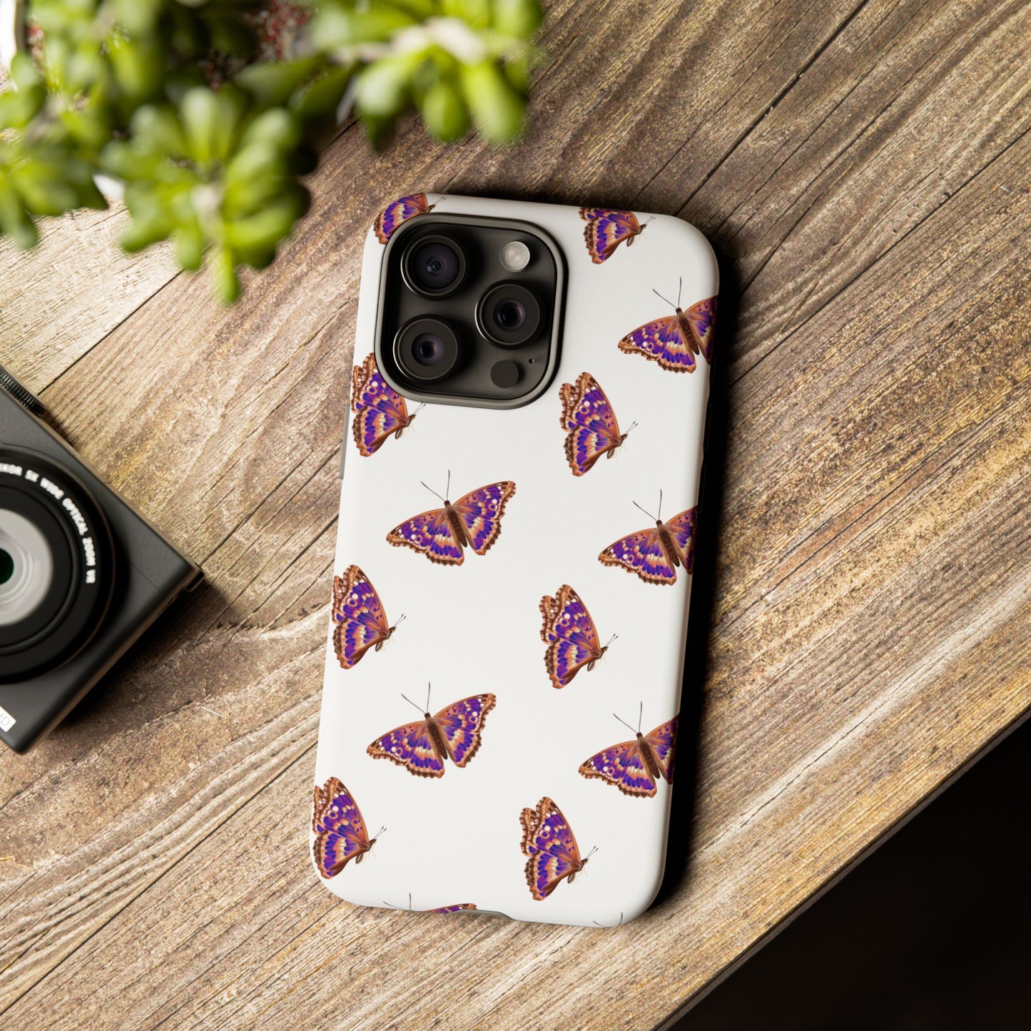 Butterfly Print Phone Case - Tough Case For Stylish Protection